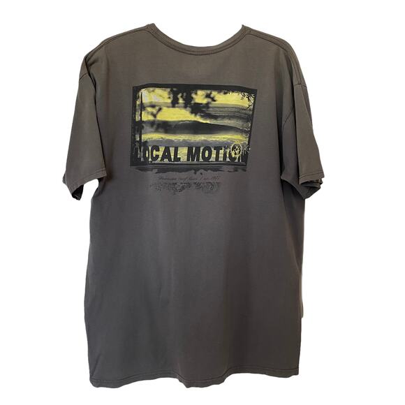 Men's Local Motion Short Sleeve T-Shirt Tagless 100% Cotton Size Large - Picture 2 of 9